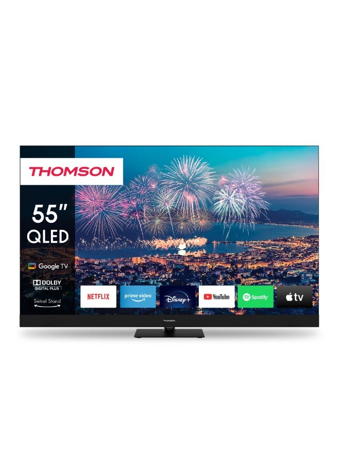 طومسون تلفزيون تومسون 55 QLED ‎4K‎ بنظام Google TV - Image 1