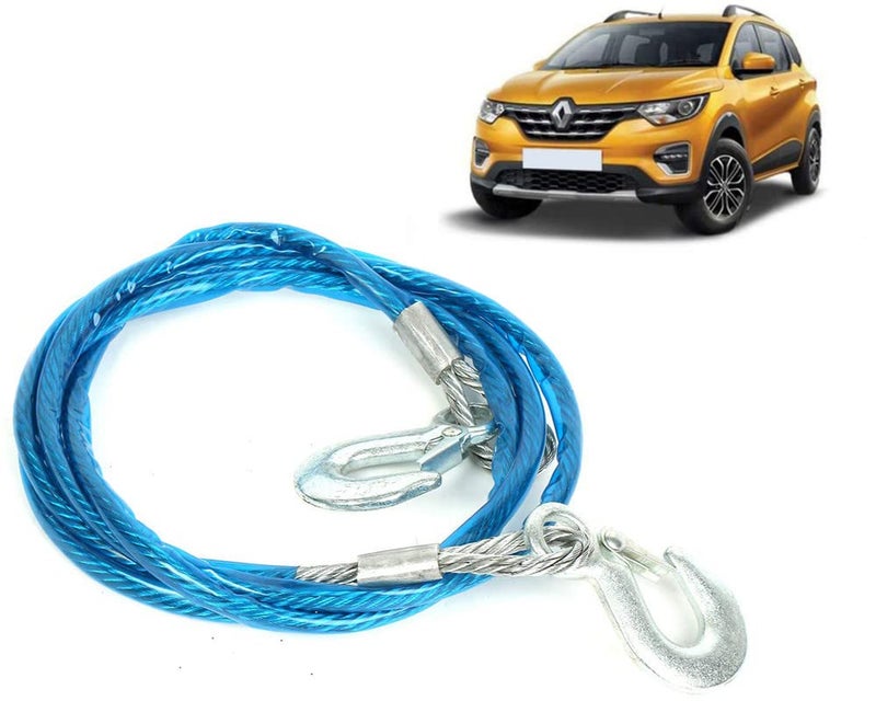 Selifaur - 12mm Heavy Duty 3Mtr 8000kgs Car Auto Full Steel Towing Tow Cable Rope for Triber - Image 3