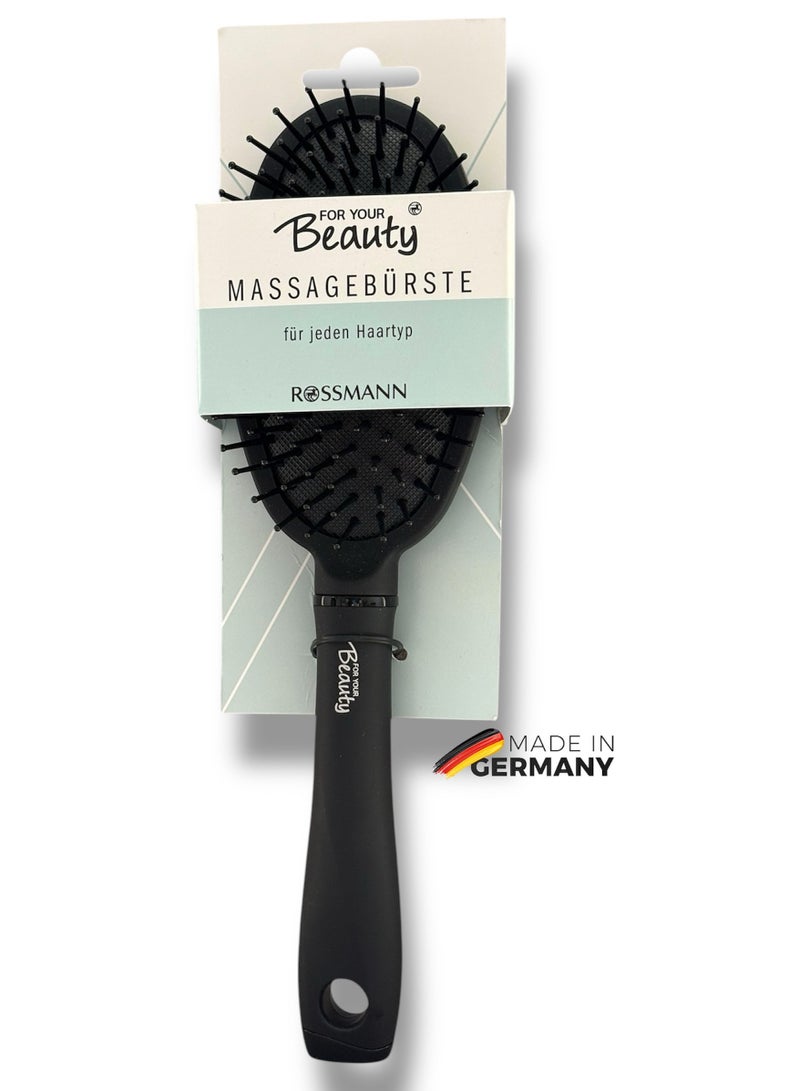 ROSSMANN German Brand, Massage Brush "Arizona" – Pneumatic Brush for Gentle Detangling and Scalp Massage Paddle hair brush, Hair Styling Brush. - Image 1