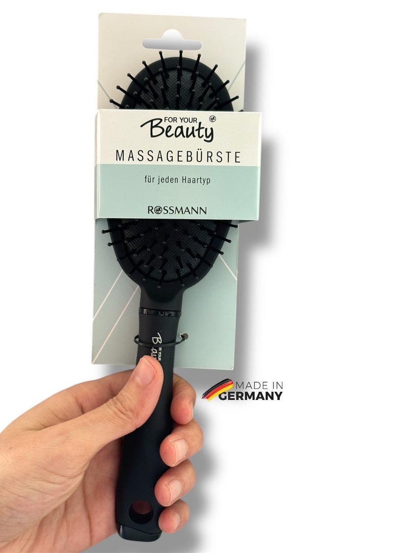 ROSSMANN German Brand, Massage Brush "Arizona" – Pneumatic Brush for Gentle Detangling and Scalp Massage Paddle hair brush, Hair Styling Brush. - Image 2
