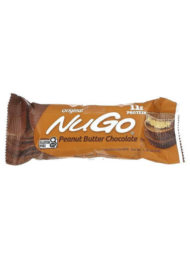 NuGo Nutrition NuGo Nutrition, Original Peanut Butter Chocolate Bars, 15 Bars, 1.76 oz (50 g) Each  - Image 3