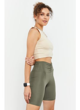 Tommy Life Çağla Women's High Waist Slimming Biker Short Leggings - 91008  - Image 3