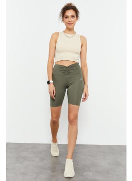 Tommy Life Çağla Women's High Waist Slimming Biker Short Leggings - 91008  - Image 4