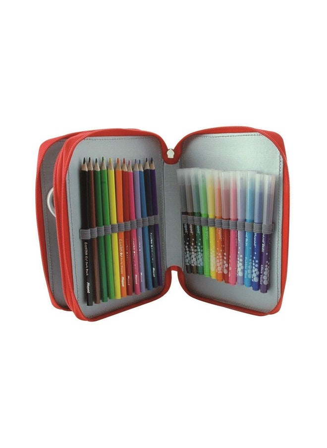 Maped Maped Cars Theme Complete Stationery Kit | High Class Stationery with 34 Items Inside|Perfect for Birthday Gift|Diwali Gift | Return Gift  - Image 3