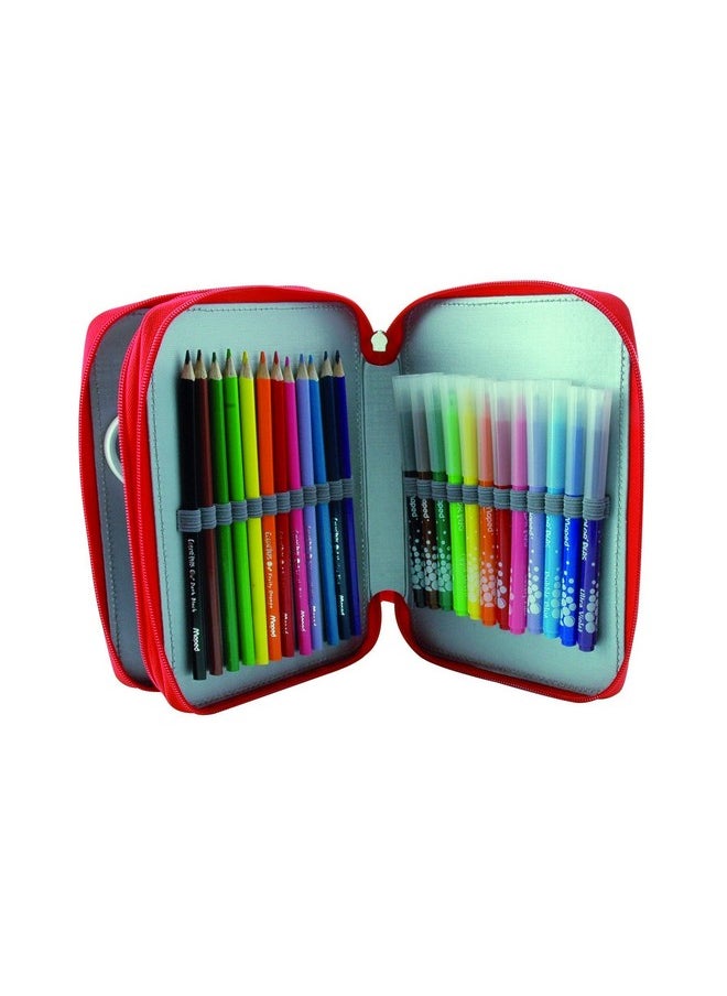 Maped Maped Cars Theme Complete Stationery Kit | High Class Stationery with 34 Items Inside|Perfect for Birthday Gift|Diwali Gift | Return Gift  - Image 4