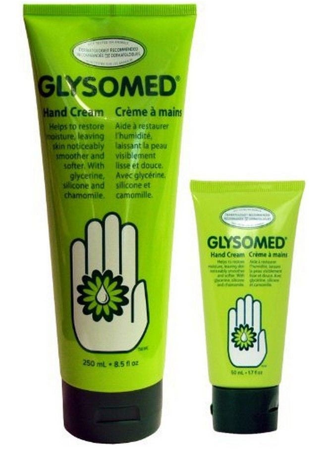 GLYSOMED Hand Cream Mix Pack (1 x Large Tube 250mL ; 8.5 fl oz and 1 x Mini Travel Size Tube 50mL ; 1.7 fl oz)  - Image 2