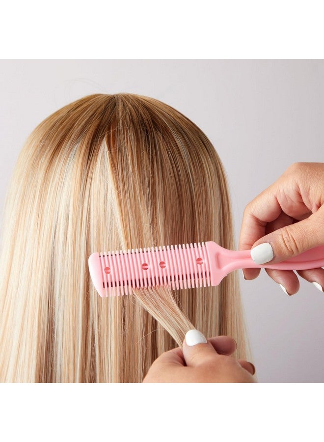 جلامليلي مجموعة من 4 أمشاط لتخفيف الشعر للنساء (ألوان متنوعة 7.1 × 1.2 بوصة) - Image 5