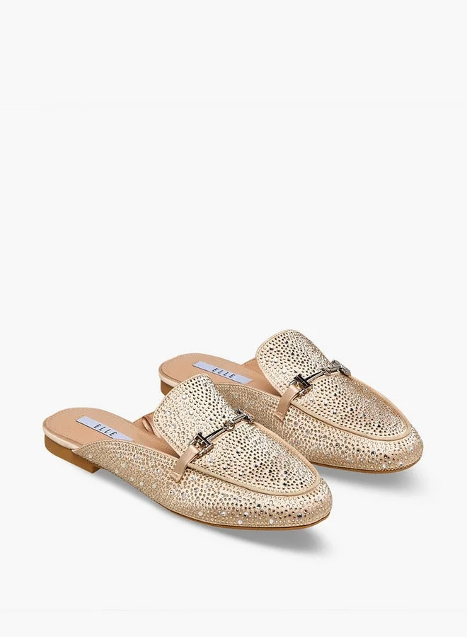 ELLE Women Embellished Slip-On Mules Ramadan Collection