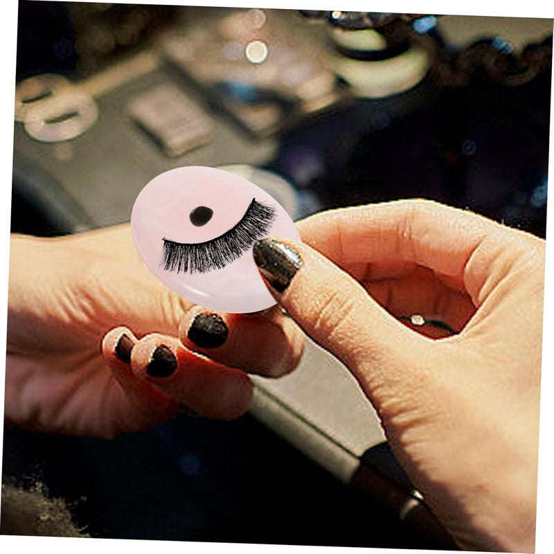 3 pcs Jade Eyelash Extension Holder Tray for Lash Grafting Eyelash Pallet Pad for Makeup Artists and False Lashes - Image 4