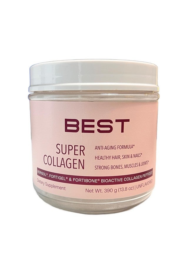 Best Super Collagen Powder - VERISOL®, FORTIBONE®, FORTIGEL® Bioactive Collagen Peptides® for Skin, Joint & Bone Health. Unflavored Multi Collagen Protein Powder, 30 Servings