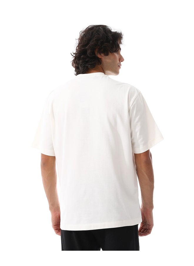 WHITE RABBIT Gradient Self Patterened T-Shirt  - Image 3