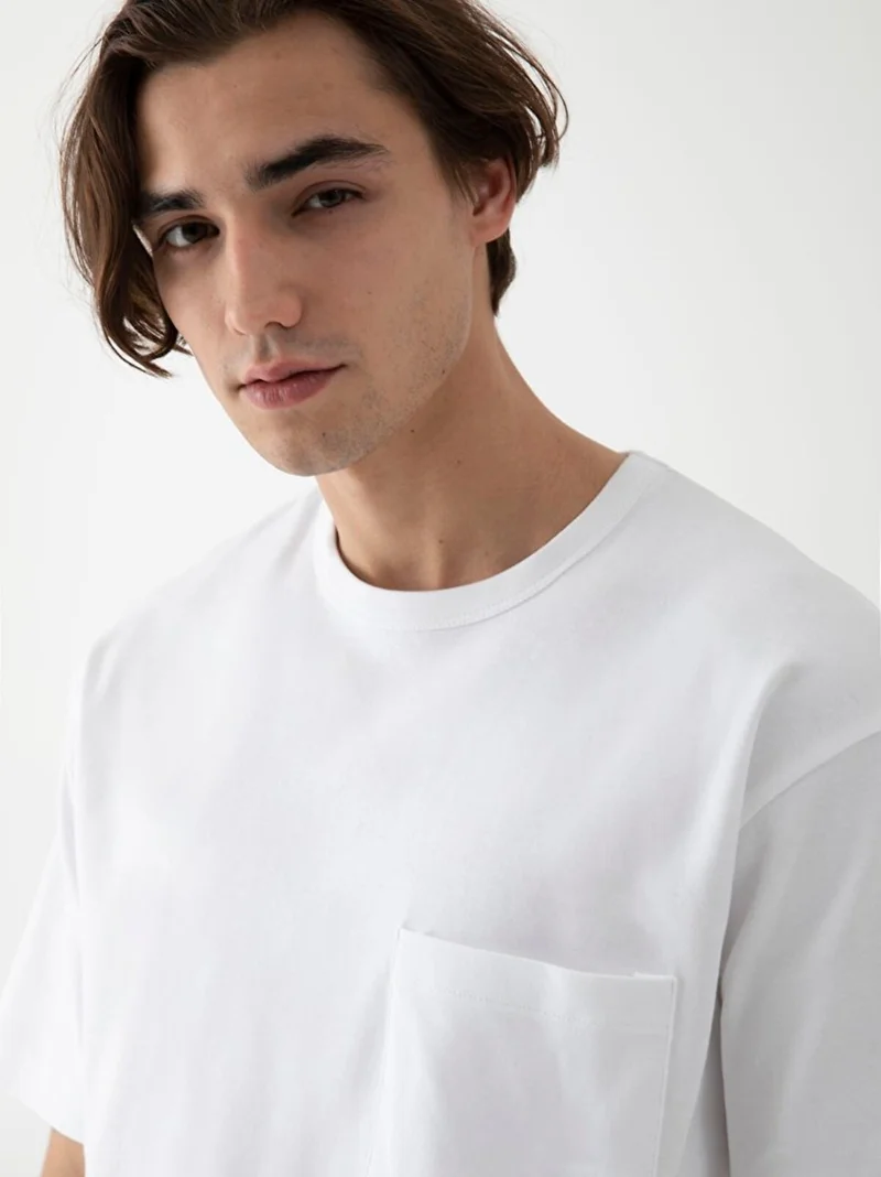 ال تي بي Men's White T-shirt
