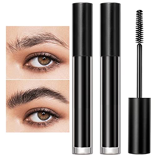 DAGEDA Black Eyebrow Setting Gel 2 Pack Brow Fix Gel Waterproof And SweatProof Eyebrow Repair Liquid Brows Styling Beauty Salon Home Use Makeup 181oz
