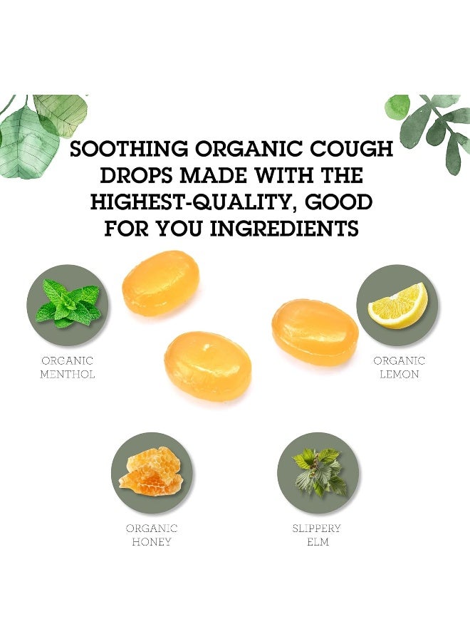 Quantum Health Cough Relief Organic Bagged Lozenges, Meyer Lemon & Honey, 18 Count - Image 3