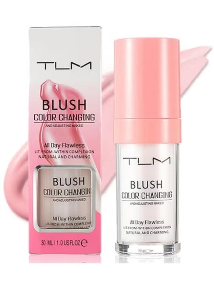 TLM Blush Colour Changing, All Day Flawless Color Changing Blush, Temperature Changing Liquid Blush for Mature Skin, Long Lasting Waterproof Blush for Face Makeup, Non-Fading Liquid Foundation, 30ml - pzsku/Z46E4DE659F27FE23ED22Z/45/_/1739352794/84adb223-2dde-4a55-afcb-bbd2e542a28f