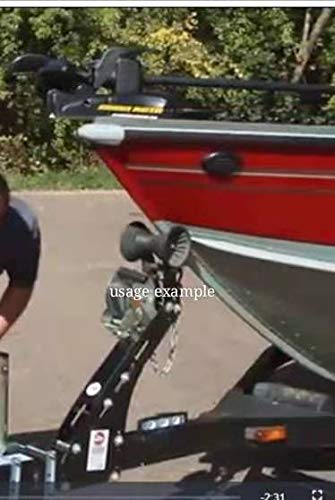 LIAULIADLL 10 Inch Heavy Duty Boat Trailer Roller, Rubber Shaft Keel, Black - Image 2