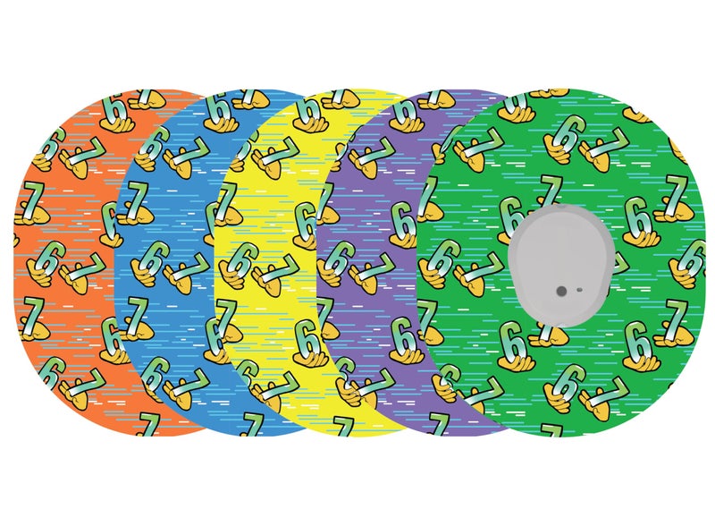 Adhesive Patches for Dexcom G7 u0026 Stelo No-Lift Woven CGM Tape for Kids 5-Pack Overpatch Waterproof CGM Accessories Overlay Patch CGM Patch CGM Tape (67 Pack)