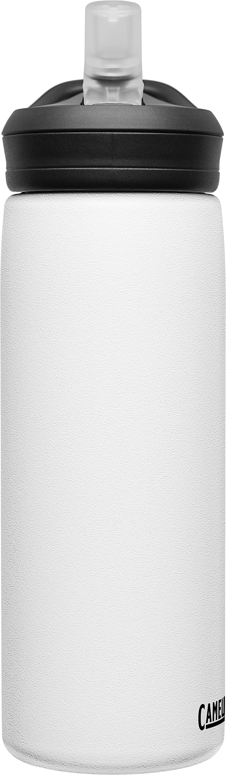 CAMELBAK زجاجة ماء CamelBak Eddy+ مع صمام عضّ معزول من الفولاذ المقاوم للصدأ، بيضاء، 20 أونصة - Image 4