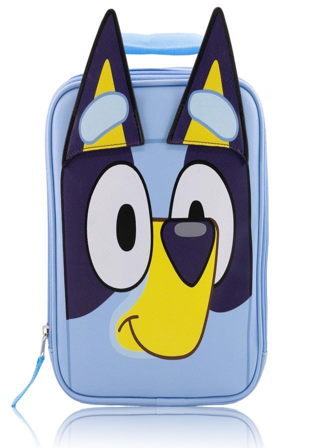 Fast Forward Bluey Lunch Box for Kids | Insulated Lunch Bag Lunch Box for Boys, Girls, Unisex, Toddlers | Bluey Blue Reusable Lunchbox - Image 1