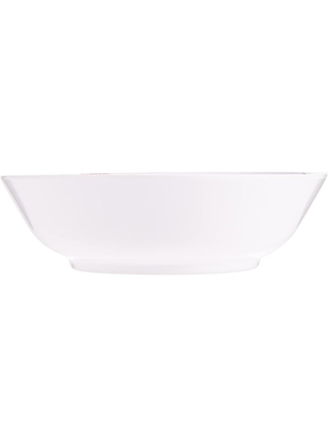 AKDC M/Mine Serving Bowl L(21cm) xW(21cm) xH(6cm) White And Pink - Image 2