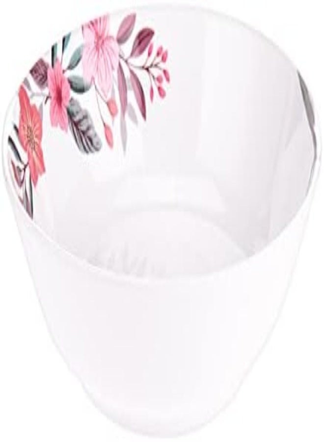 AKDC M/Mine Serving Bowl L(21cm) xW(21cm) xH(6cm) White And Pink - Image 4