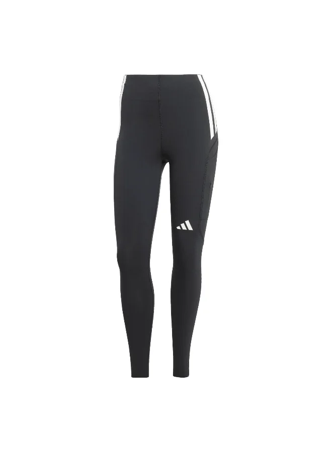 Adidas Adidas Adizero 1/1 L W Black Tights (1/1) Tights For Women