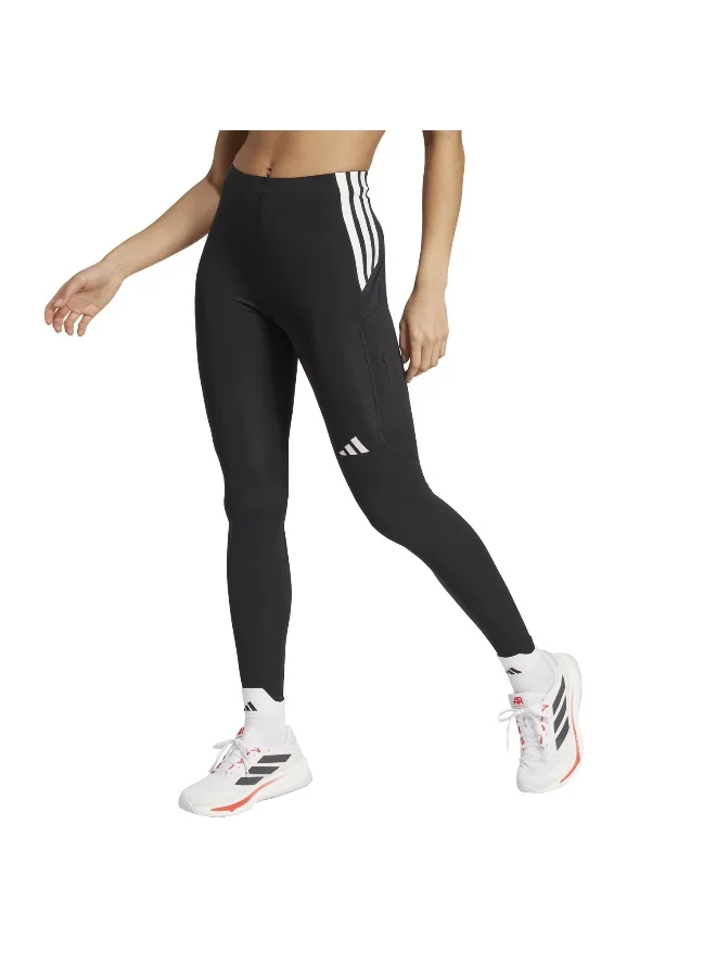 Adidas Adidas Adizero 1/1 L W Black Tights (1/1) Tights For Women