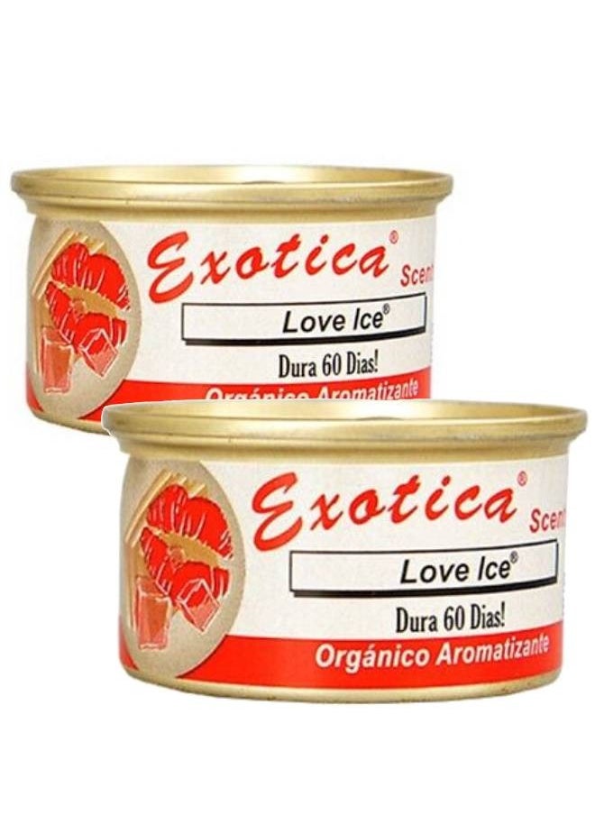 EXOTICA EXOTICA Organic Air Freshener Value Pack 2 count - Love Ice  - Image 1