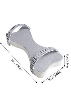 XiuWoo Memory Foam Knee Pillow Side Sleepers, Orthopaedic Leg Support for Back, Hip, and Knee Pain Relief, Ideal for Pregnancy, Post-Surgery and Travel, Grey  - Image 5