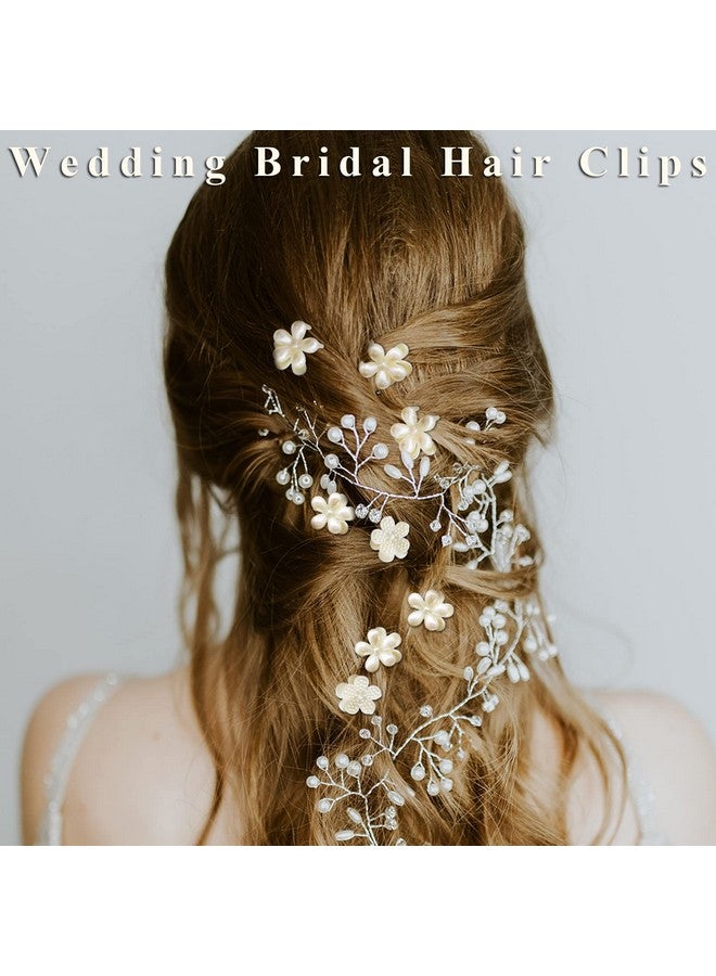 RechicGu 40 Pcs Mini Pearl Claw Clips For Women Girls Sweet Artificial Clamps Daisy Butterfly Flower Decoration Hair Accessories (Flowerdaisydragonfliesbutterflies) - Image 3