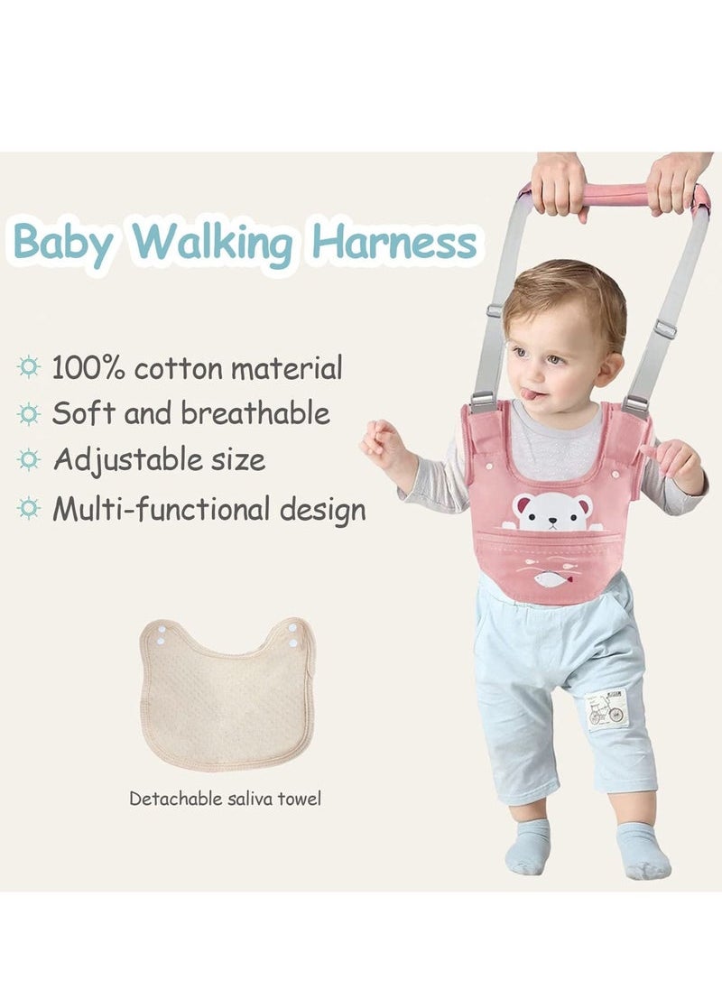 MIXDE - Walking Harness Handheld Baby Walker Assistant Belt with Baby Head Protector Baby Helmet for Crawling and Walking Baby Knee Pads - Image 1