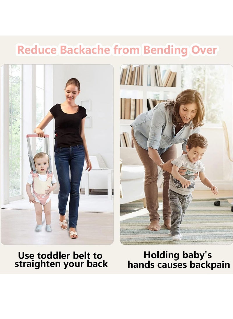 MIXDE - Walking Harness Handheld Baby Walker Assistant Belt with Baby Head Protector Baby Helmet for Crawling and Walking Baby Knee Pads - Image 1