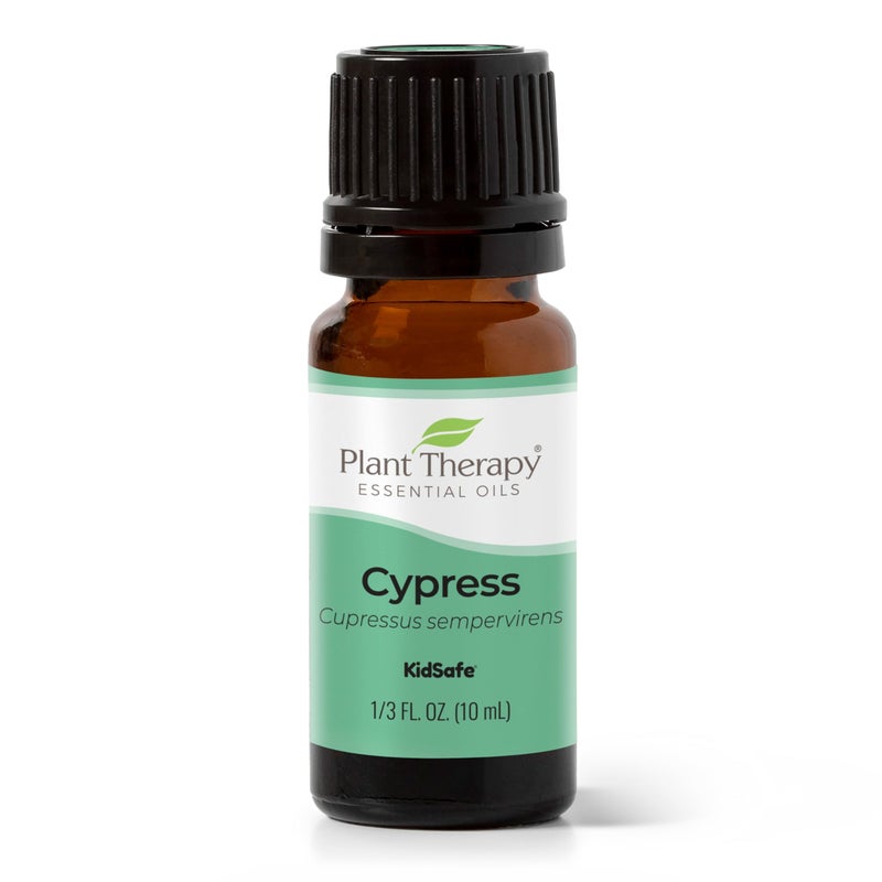 Plant Therapy Cypress Essential Oil 100% Pure, Undiluted, Natural Aromatherapy for Diffuser & Skin, Therapeutic Grade 10 mL (1/3 oz) Cypres Oil Refreshing & Clearing - Image 1