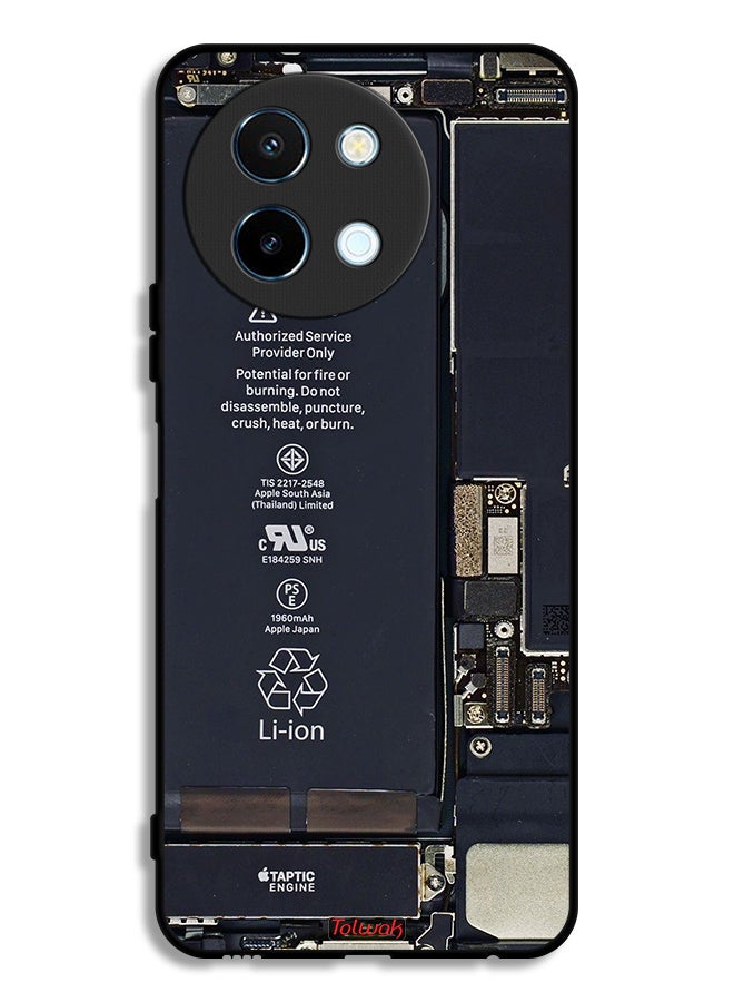 Tolwak Vivo Y38 5G Protective Case Cover Phone Circuit Pattern - Image 1