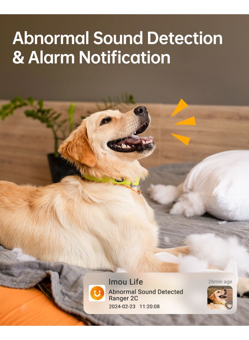 IMOU 360 Degree Smart Security Camera (White) / Up to 256GB SD Card Support / 1080P Full HD / Privacy Mode / Alexa Google Assistant / Motion Detection & Human Detection / 2-Way Audio / Night Vision - Image 5