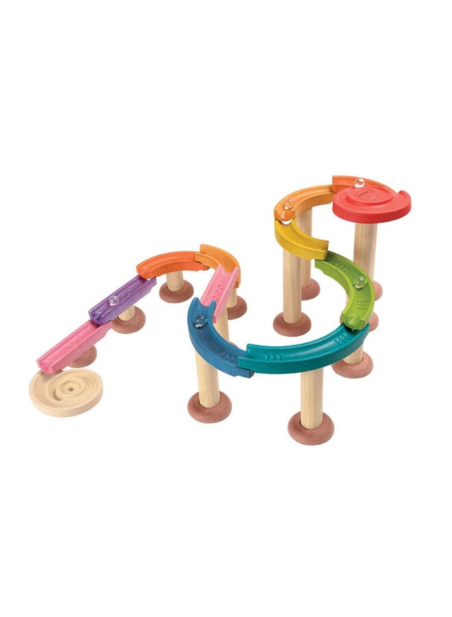 Raxoom Wooden Marble Run Deluxe Multicolor - Image 2