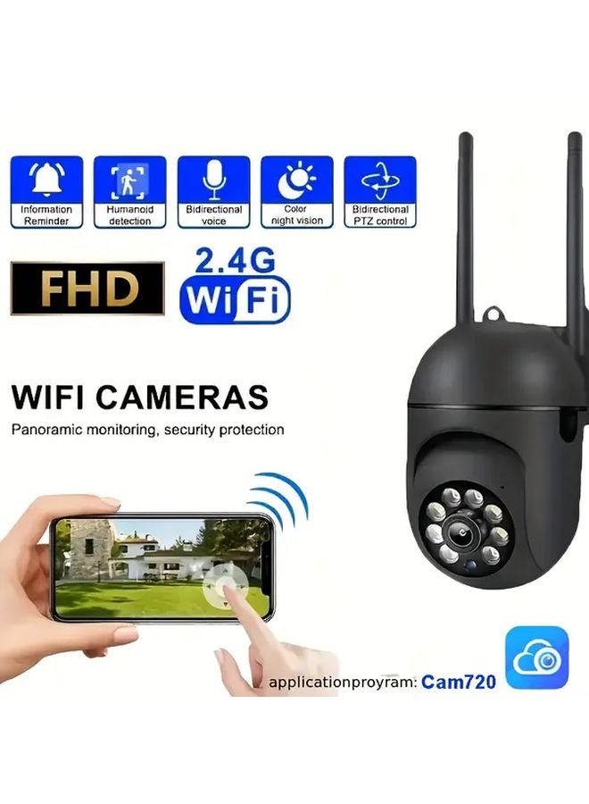 1080P Security Camera 22SVb Color Night Vision Spotlight 2 Way Audio Motion Tracking - Image 2