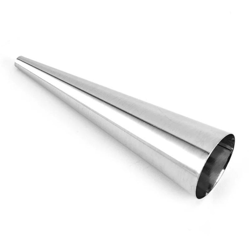 Stainless Steel Cannoli Molds Set 16 Pcs Conical Pastry Tubes Silver 12X3X3 CM - Image 5