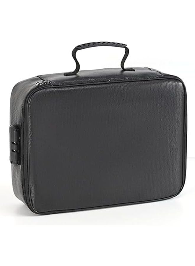Fireproof Lock Box 4 Layer Waterproof Document Bag Large Capacity For Passports Certificates - Image 3