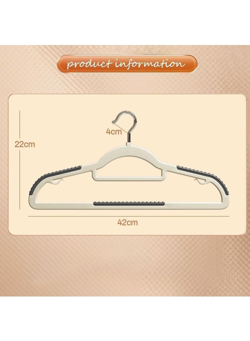 LEDIN Pants Hangers Non Slip Space Saving Pants Hangers Trouser Hangers Stainless Steel Metal Multilayer Pants Hangers Closet Storage for Pants Jeans Shirts Scarfs Ties (10 PACK)  - Image 5