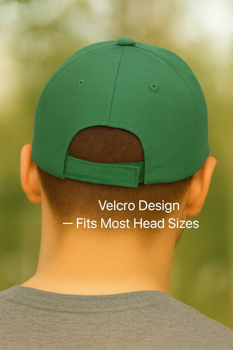 SARAOONT Classic Dark Green Polyester Baseball Cap - Adjustable Unisex Dad Hat for Running, Workouts, and Outdoor Activities in All Seasons - Image 2