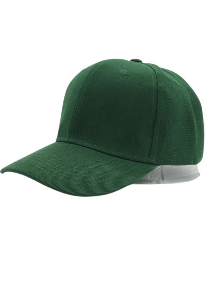 SARAOONT Classic Dark Green Polyester Baseball Cap - Adjustable Unisex Dad Hat for Running, Workouts, and Outdoor Activities in All Seasons - Image 5