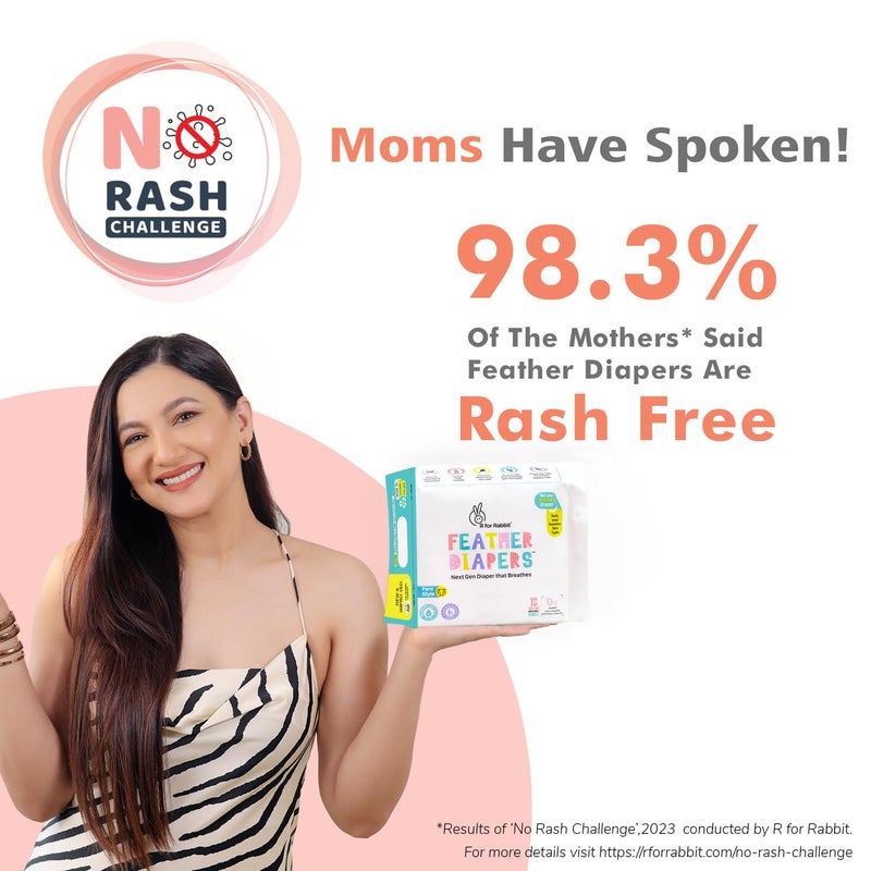 R for Rabbit R لربت XS حفاضات جديدة من الريش الفاخر بأسلوب السروال - Image 2