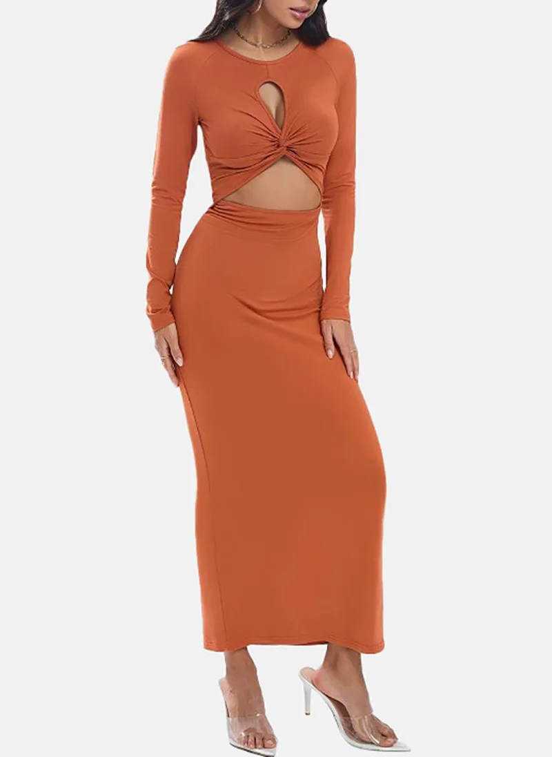 YUNIQEE Cutout Knit Dress