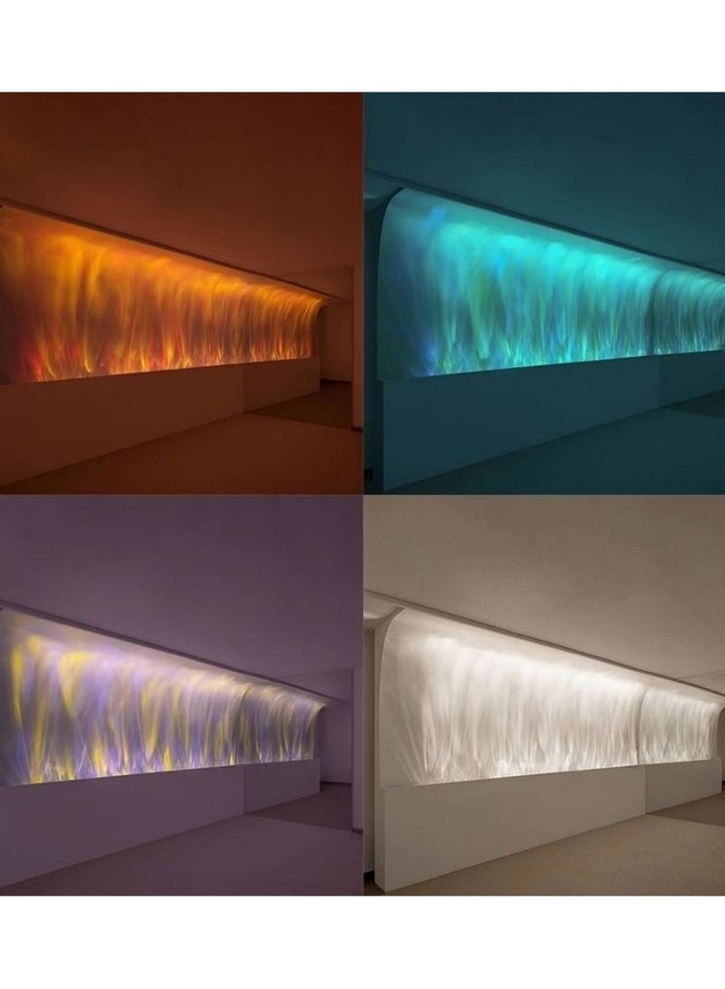3D Bedside Lamp Projector, LED , Flowing design, 3D Wall Lamp for Bedroom or Living Room - Image 4