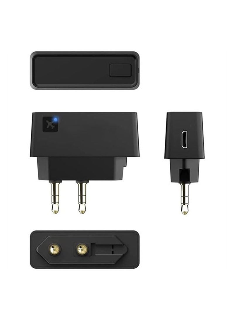 SYOSI - Wireless Bluetooth Transmitter, Low Latency Bluetooth 5.0 Audio Adapter for Connecting Wireless Headphones/Earbuds, Works with All 3.5mm Aux Jacks on Airplanes, Gym Equipment, TVs - Image 1
