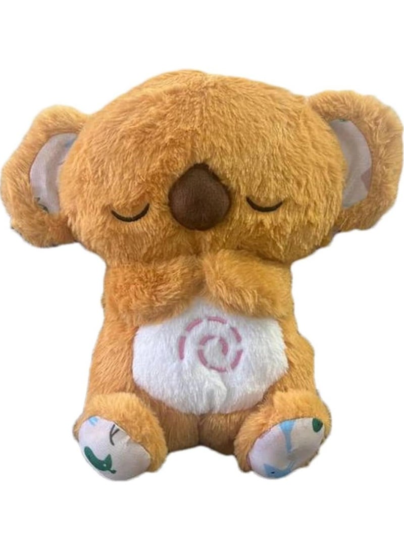 general Soothing Koala Bear, Anxieties Relief Bear Breathing Stuffed Animal, The Relief Breathing Toy With Music Lights  Rhythmic Breathing Motion, Portable Plush Toy For Kids - Image 1