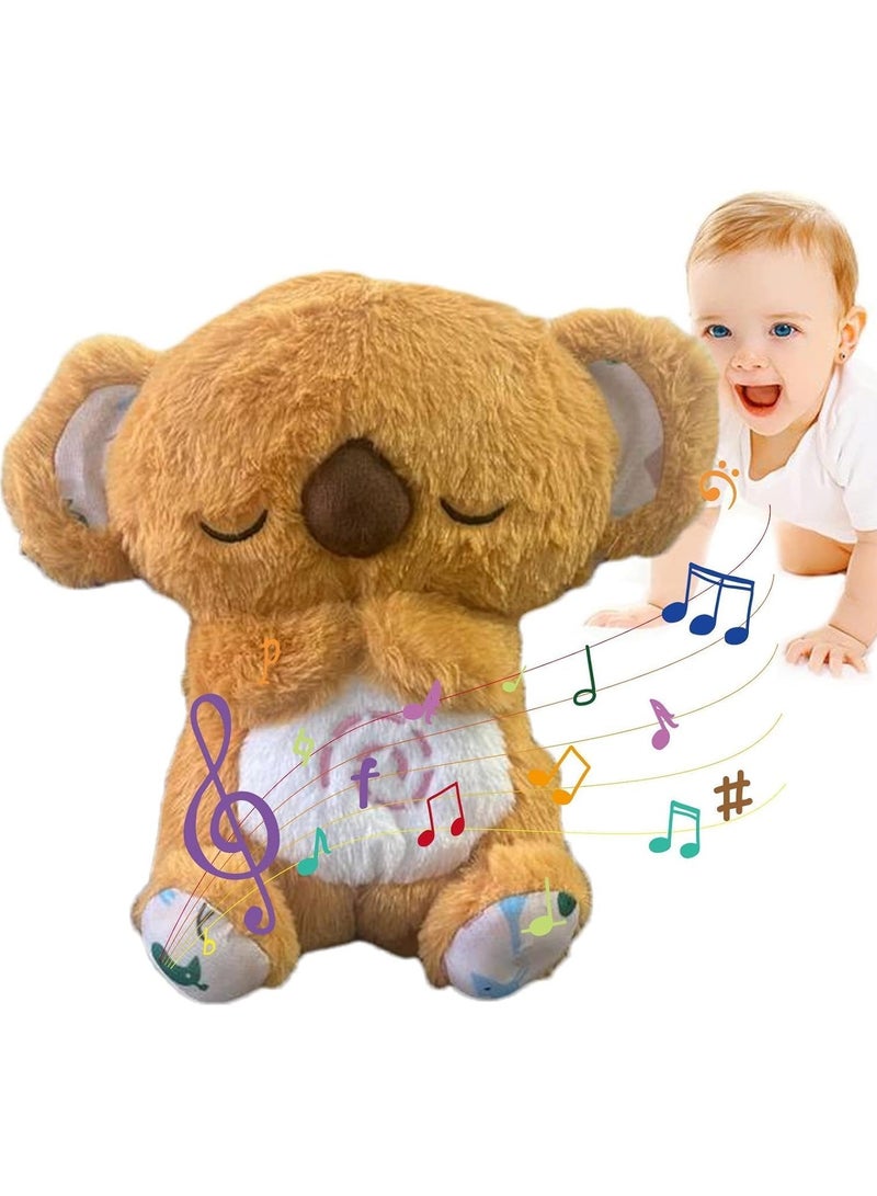 general Soothing Koala Bear, Anxieties Relief Bear Breathing Stuffed Animal, The Relief Breathing Toy With Music Lights  Rhythmic Breathing Motion, Portable Plush Toy For Kids - Image 3