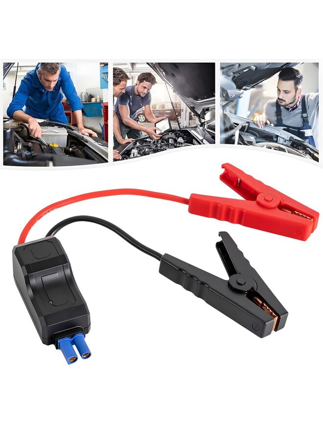 Car Jump Starter Clamps, 12V Automotive Portable Emergency Booster Jumper Starter Booster Clamp Cables, EC5 Connector Replacement Alligator Clip, Universal for Vehicle, SUV, Truck, RV - Image 5