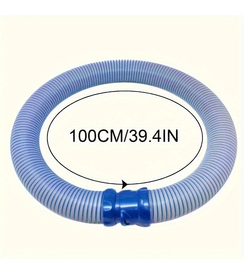 8Pcs Pool Vacuum Hose Compatible With Zodiac X7 T3 T5 Mx6 Mx8 39 37 Inch Blue Polyethylene Pool Cleaning Equipment Elastic Durable Hose Vacuum Kit - Image 4